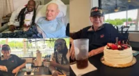 A bowl of shrimp gumbo soup delivered to the hospital for Charlie Hicks during his recovery.